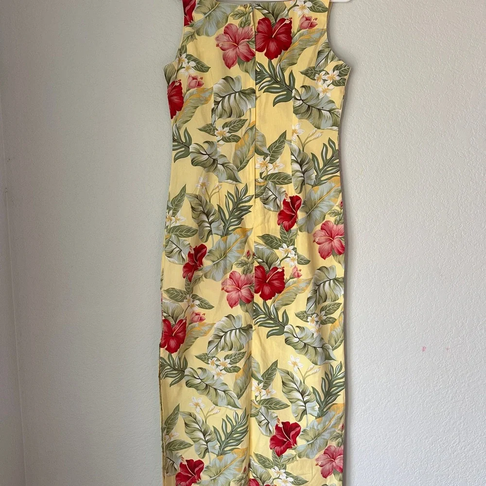 Floral Yellow Maxi Dress - Picture 5 of 5
